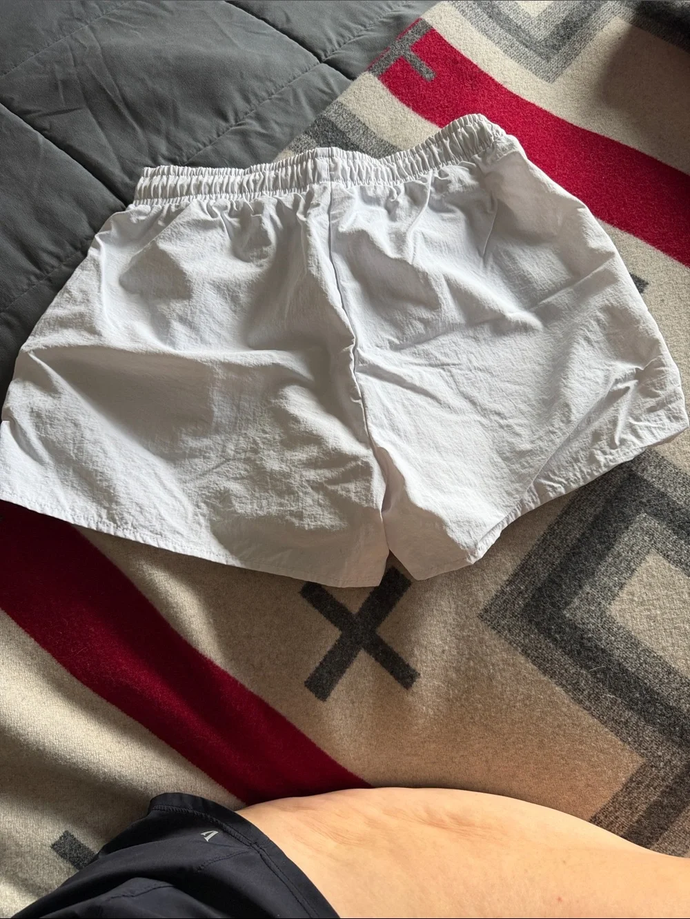 ALO Yoga Alumni Short White Athletic Shorts
